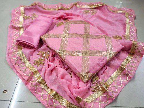 Silk dress material