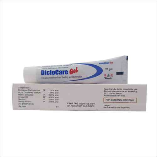 Diclofenac Diethylamine Linseed Oil Methyl Salicylate And Menthol Gel