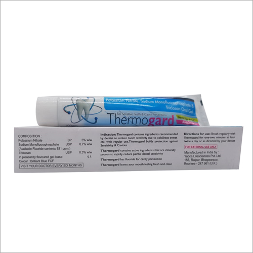 Potassium Nitrate Sodium Monofluorophosphate And Triclosan Oral Gel