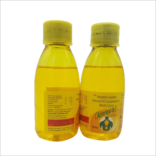 Terbutlaine Sulphate Ambroxol Hcl Guaifenesin And Menthol Syrup At Best Price In Roorkee M S