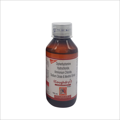 Diphenhydramine Hcl Ammonium Chloride Sodium Citrate And Menthol Syrup
