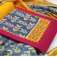 Multi Cotton Printed Dress