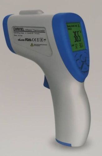 Infrared Thermometer - 32.0-42.9Â°C Measurement Range, White Color, Lightweight 165g | Auto Shut Down, Memory & Query Function, Fast 1s Measurement, Non-Contact Safety