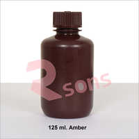 125 ml HDPE AMBER BOTTLE