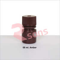 08 ml HDPE AMBER BOTTLE