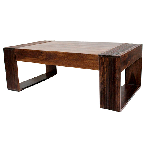 Wood Metal Coffee Table