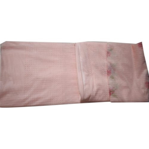 Light Pink Printed Mosquito Bed Net - Poly Cotton, 5L x 7W Ft | Washable, Breathable, Tear & Shrink Resistant, Perforated Pattern
