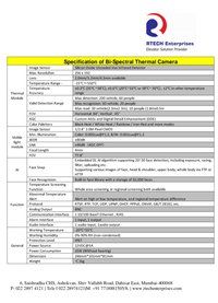 Bi-Spectral Thermal Camera