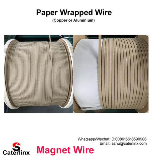 Paper wrapped aluminium wire/paper wrapped copper wire