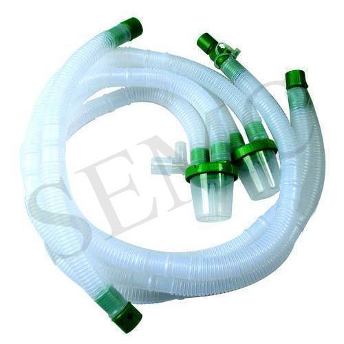 Double Water Trap Ventilator Circuit Color Code: Blue And Green