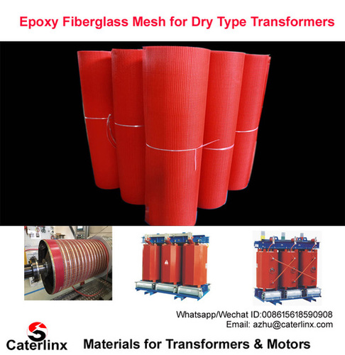 Epoxy Fiberglass Mesh Fabric/Resin Impregnated Glass Fiber Mesh For Dry Type Transformers