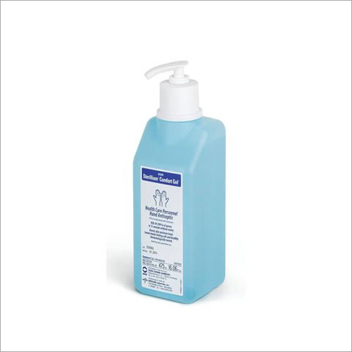 Liquid Gel Form Hand Sanitizer - 500ml Bottle, Ethyl Alcohol 61-70%, Aloe Vera Infused | Suitable for All Skin, Ideal for Hospitals & Homes