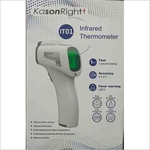 White Non Contact Infrared Thermometer