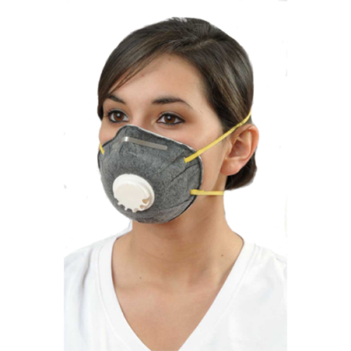 N95 Disposable Respirator Mask - Polyester, Size S/M/L, Black | 3 Layers, Customizable Filtration, Comfortable Fit, Dust Protection