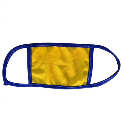 Washable Face Mask - Non-Woven Fabric, 2Ply & 3Ply Options, Yellow-Blue | Comfortable Elastic Earloop, Anti-Bacterial, Disposable