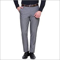 Mens Cotton Trouser - Cotton Waist Size 28-36 Grey Color | Features Zipper Fly Double Pockets Washable No Fade Quick Dry