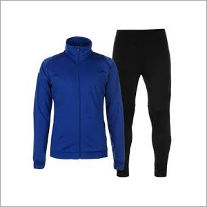Mens Track Suits - Cotton Blend Available in S M L XL | Black-Blue Color Lightweight Sweat Absorbent Ideal for All Sports Activities