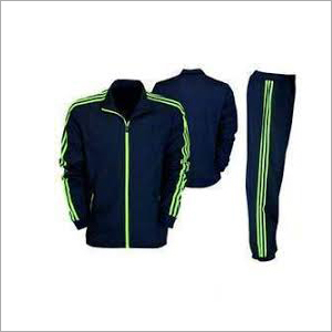 Mens Sports Track Suits - Cotton Blend | Blue-Green Sizes L/M/S/XL All Season Breathable Smooth Touch Front Zipper Closure Lightweight Comfortable