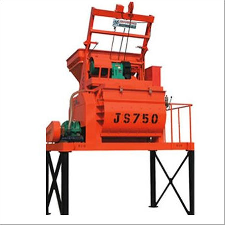 Twin shaft concrete mixer