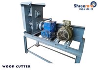 Wood Cutter - 5ft Height, 6ft Length, 4ft Width | Smoke Grey, 10hp Electric, 750kg Weight, 1-year Warranty