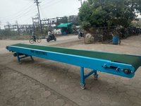 Bag Loading Conveyor - Stainless Steel, Flat Belt Structure | Fire Resistant, Live Powered Roller Conveyor, Industrial Use, 1-year Warranty