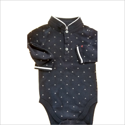 Kids Printed T-Shirt - Cotton Blend, Age 1-7 Years, Black-White, Short Sleeves, Dotted Pattern | Washable, Quick Dry, No Fade, Dry Clean Only