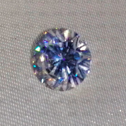 Round Cut Forever Brilliant Colorless Sparkle Moissanite - 8mm White Gemstone, Premium Quality Loose Stone with Customizable Size and Design
