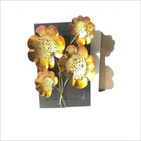 Metal Flower Leaf Wall Art - 20x15 Inches | Eco-friendly, Rust Proof, Handmade Modern Decor