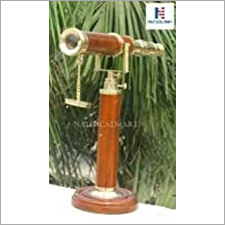 Brass Telescope Galileo Table top Wooden Nautical Telescope