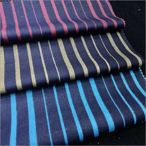 Dobby Denim Yarn Dyed Stripe Fabrics
