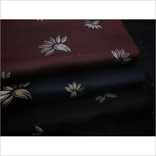 Basic Floral Printed Fabrics - 100% Cotton, Dobby Style Texture | Stylish Floral Print for Garment Applications