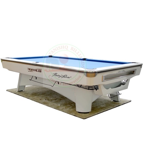 all white Pool Table