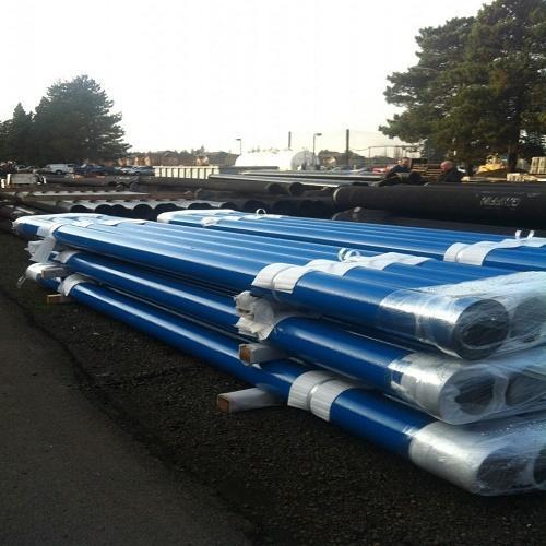 Thermoplastic Coated Pipes - Color: Blue