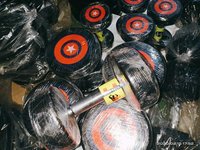 Captain America PU Coated Dumbbells