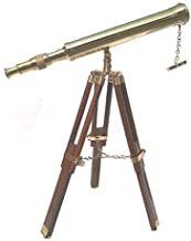 Nautical Brass Telescope With Stand