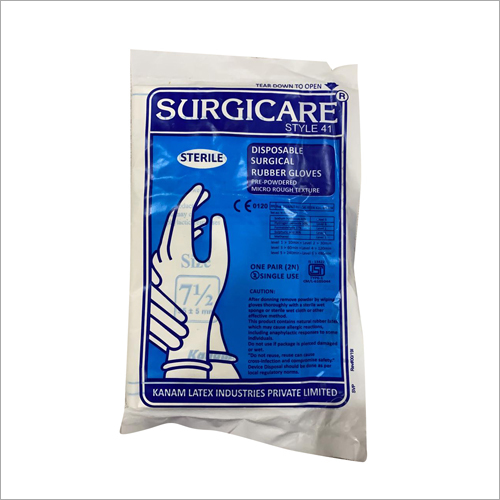 Surgical Gloves - Latex Material, Various Sizes Available, Waterproof, Recyclable, Disposable Type: Gloves | Medical Grade Protection Barrier