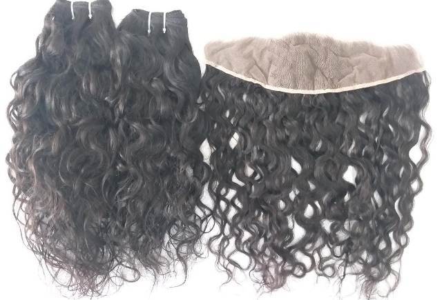 Raw Curly Hair Frontal Transparent lace