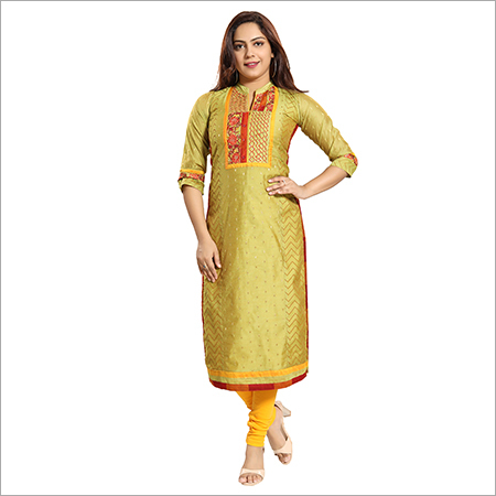 Chanderi Designer Kurti