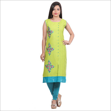 Cotton Embroidered Kurti