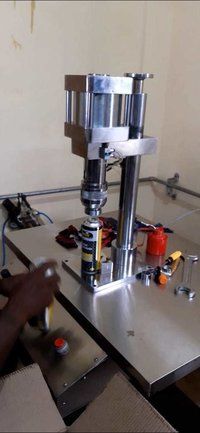 Aerosol Crimping Machine Pneumatic