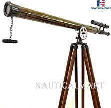Floor Standing Griffith Astro Telescope 65" Black Antique w/Brown Tripod