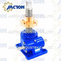 10 Tonne worm gear machine screw jacks 2 gear ratios and 1 screw lead as standard