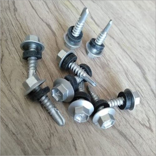 SS Self Tapping Screw - Stainless Steel, 5.5 x 45mm | Galvanized Finish, High Quality, Lightweight, Rust & Corrosion Resistant, Easy Installation