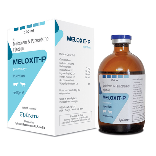 Liquid Meloxicam And Paracetamol Injection
