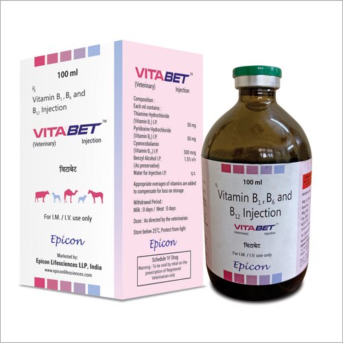 Liquid Vitamin B2 - B6 And B12 Injection