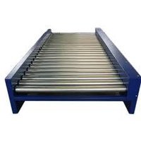 Roller Bed Conveyor - Stainless Steel, Heavy Load Transfer Equipment | 1 Year Warranty, Industrial Use