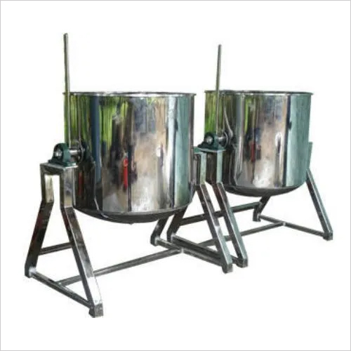 Single Jacketed Vessels For Vegetable 10kg