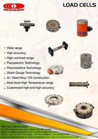 Load Sensor/ Force Sensor/ Weight Sensor Accuracy: 0.05 To 0.5  %