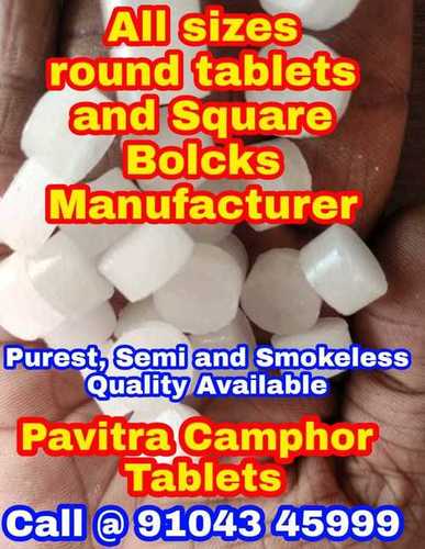 10 mm Camphor Tablet