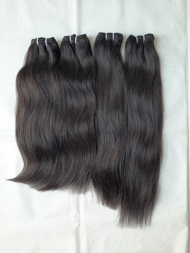 Cuticles Aligned Straight Human hair extensions